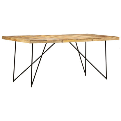 Table à manger 180x90x76 cm Bois de manguier massif