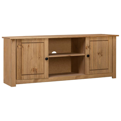 Meuble TV 120x40x50 cm Bois de pin massif Gamme Panama