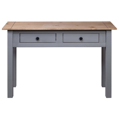 Table console Gris 110x40x72 cm Pin solide Gamme Panama