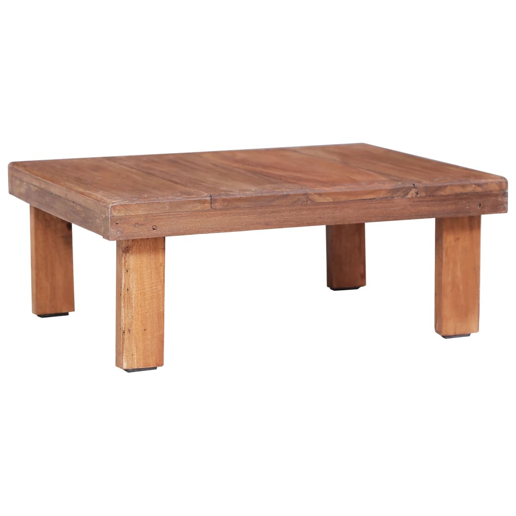 Table basse 60x45x23 cm bois d'acajou massif