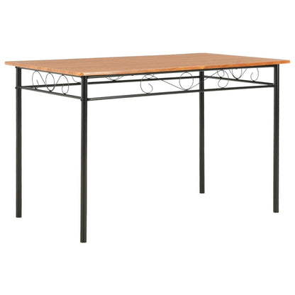 Table à manger Marron 120x70x75 cm MDF