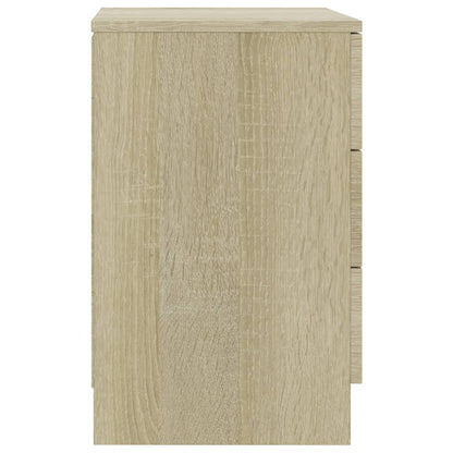 Table de chevet Chêne Sonoma 38x35x56 cm Bois d'ingénierie