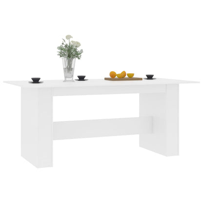 Table à manger Blanc 180x90x76 cm Bois d’ingénierie