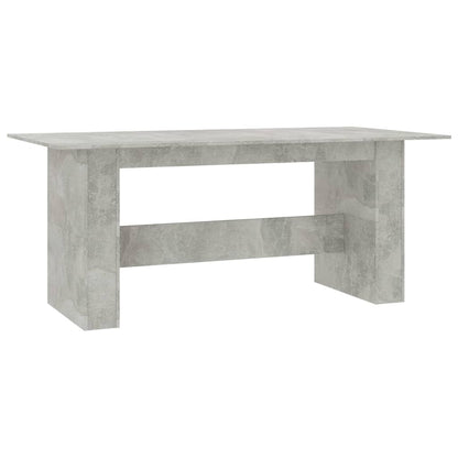 Table à manger Gris béton 180x90x76 cm Bois d’ingénierie