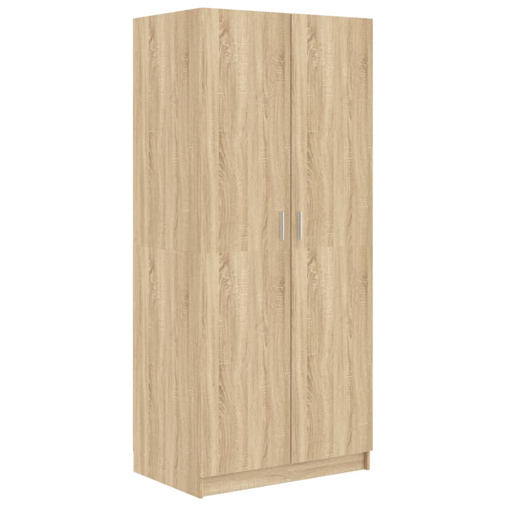 Garde-robe Chêne sonoma 80x52x180 cm Bois d’ingénierie