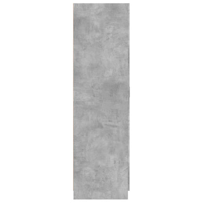 Garde-robe Gris béton 80x52x180 cm Bois d’ingénierie