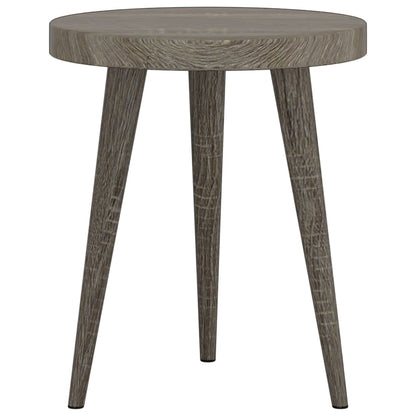 Ensemble de tables d'appoint 3 pcs Gris MDF et fer