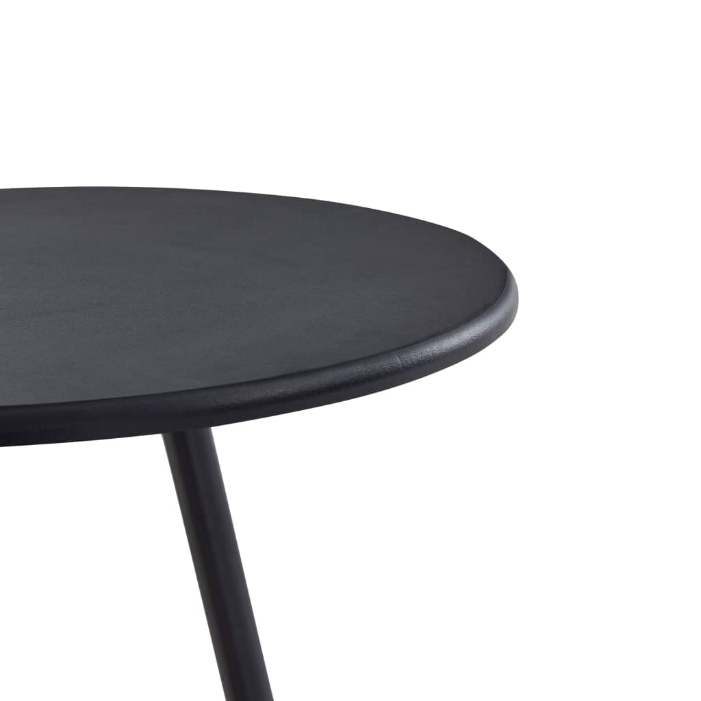 Table de bar Noir 60x107,5 cm MDF