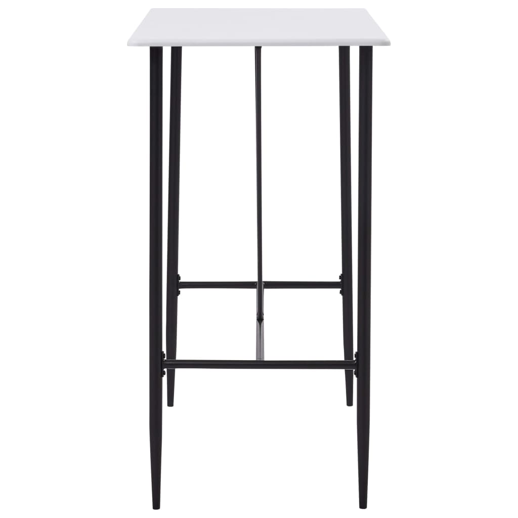 Table de bar Blanc 120x60x110 cm MDF