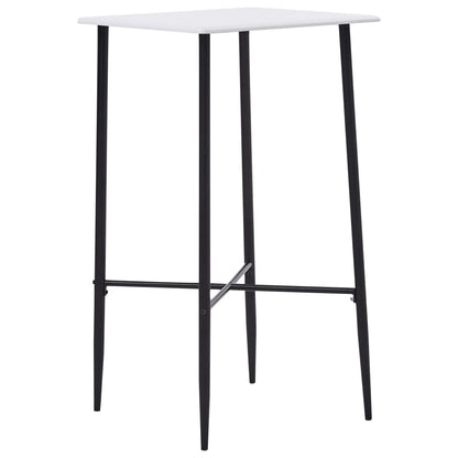 Table de bar Blanc 60 x 60 x 111 cm MDF