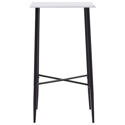 Table de bar Blanc 60 x 60 x 111 cm MDF