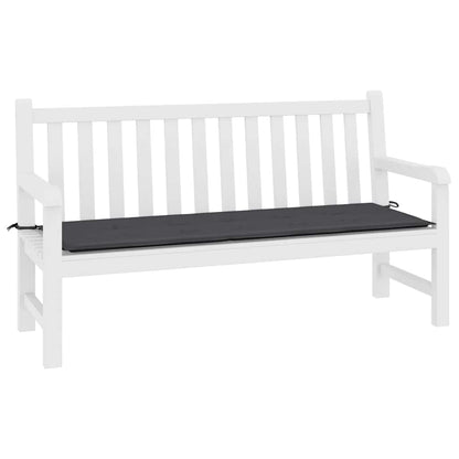 Coussin de banc de jardin anthracite 200x50x3 cm tissu oxford