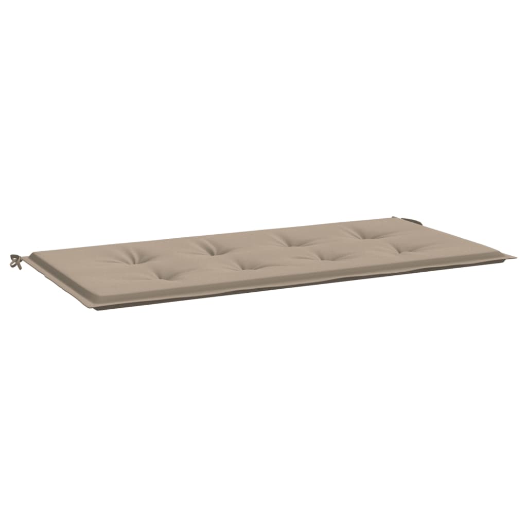 Coussin de banc de jardin taupe 100x50x3 cm tissu oxford