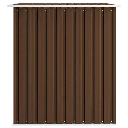 Abri de stockage pour jardin Marron 257x205x178 cm Acier