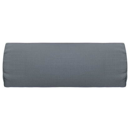 Appui-tête de chaise longue Gris 40x7,5x15 cm Textilène