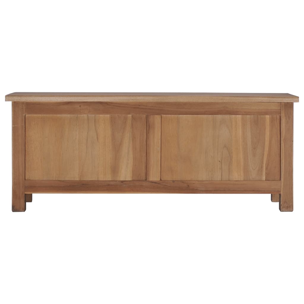 Meuble TV 90x30x35 cm Bois de teck massif