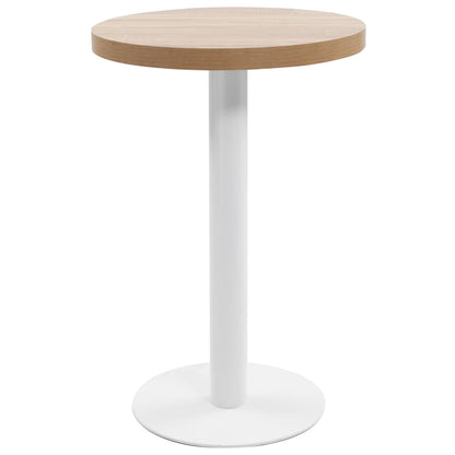 Table de bistro Marron clair 50 cm MDF