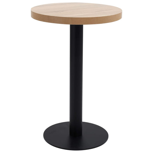 Table de bistro Marron clair 50 cm MDF