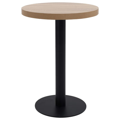 Table de bistro Marron clair 60 cm MDF