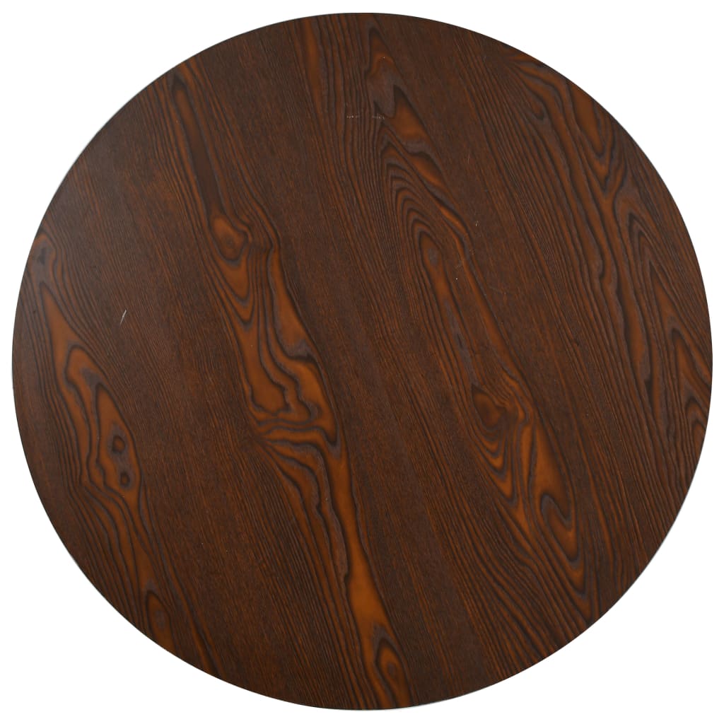 Table de bistro Marron foncé 80 cm MDF