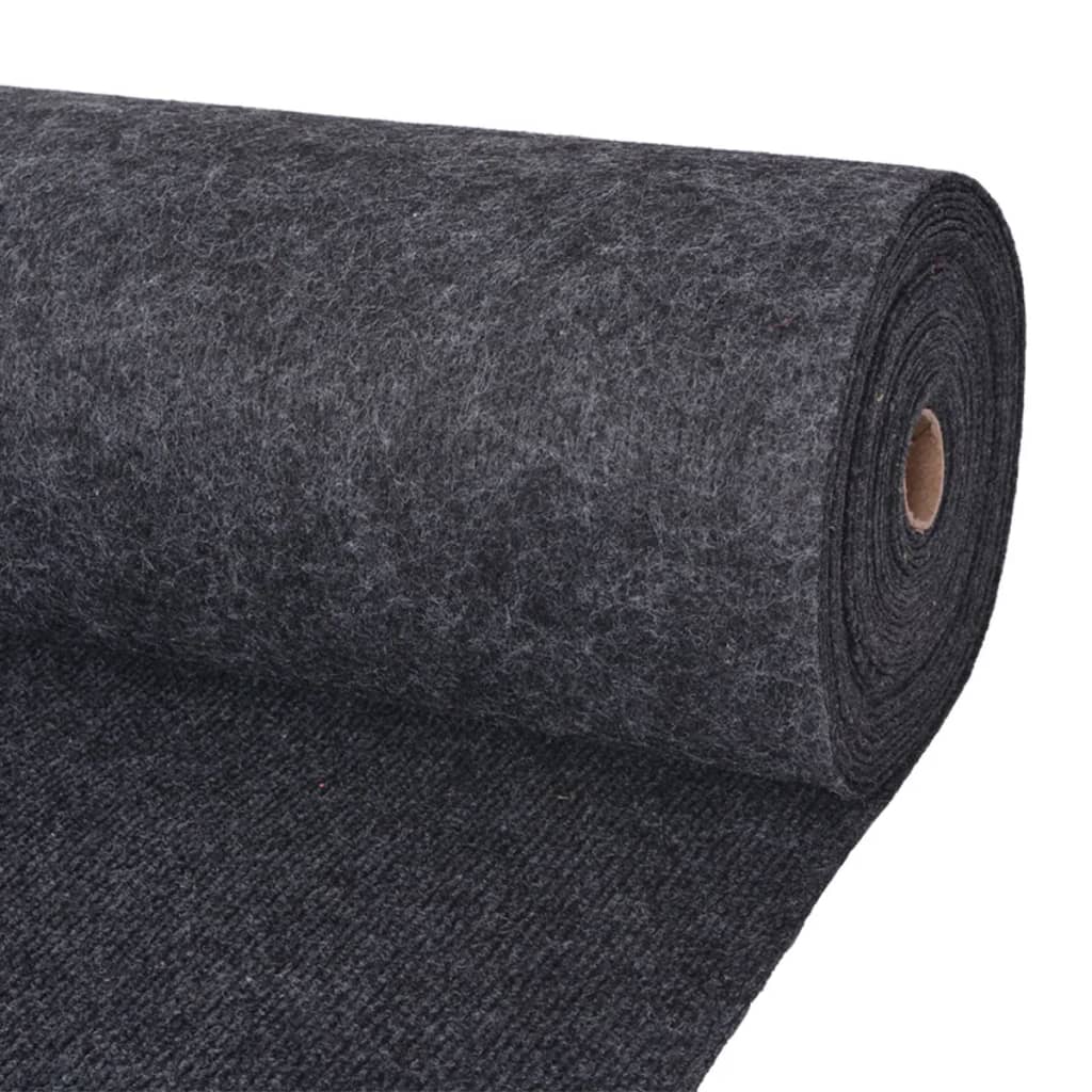 Tapis strié pour exposition 1,2x15 m Anthracite