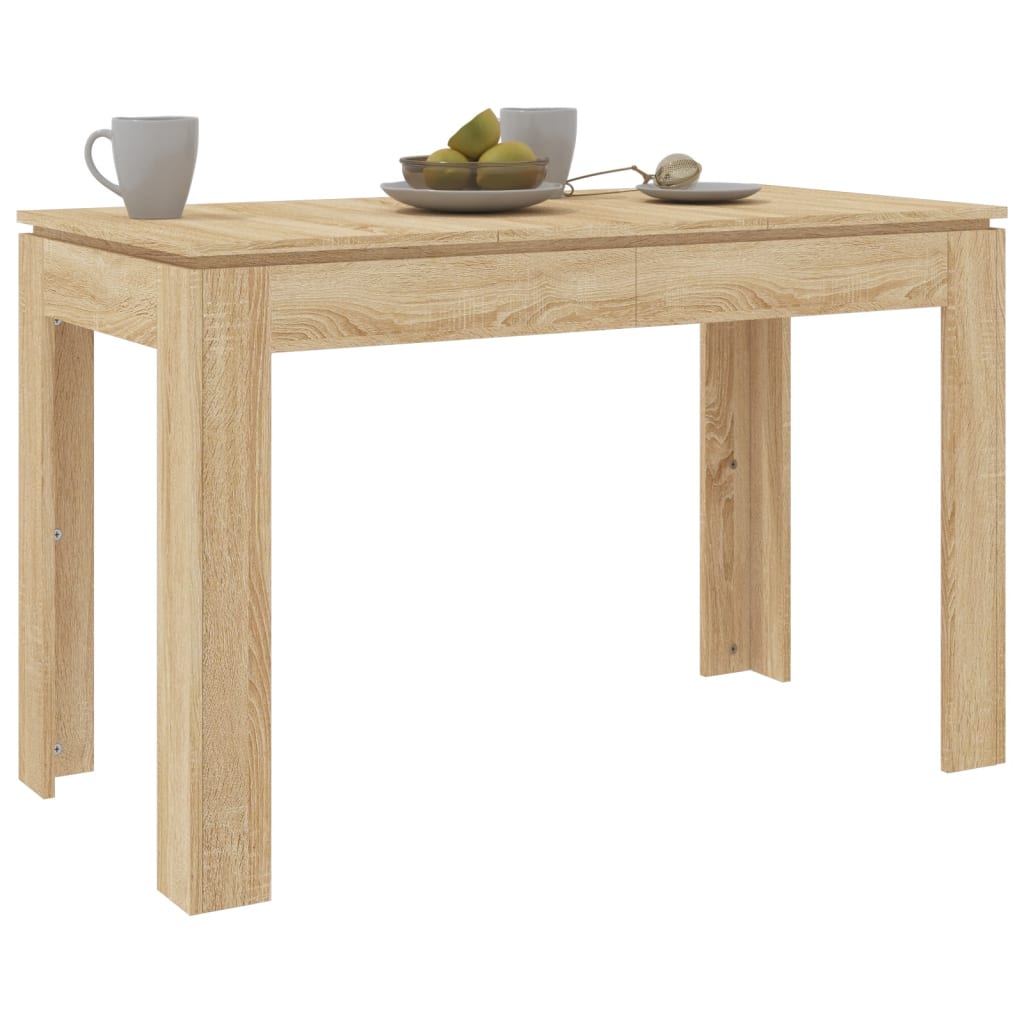 Table à manger Chêne sonoma 120x60x76 cm Bois d'ingénierie