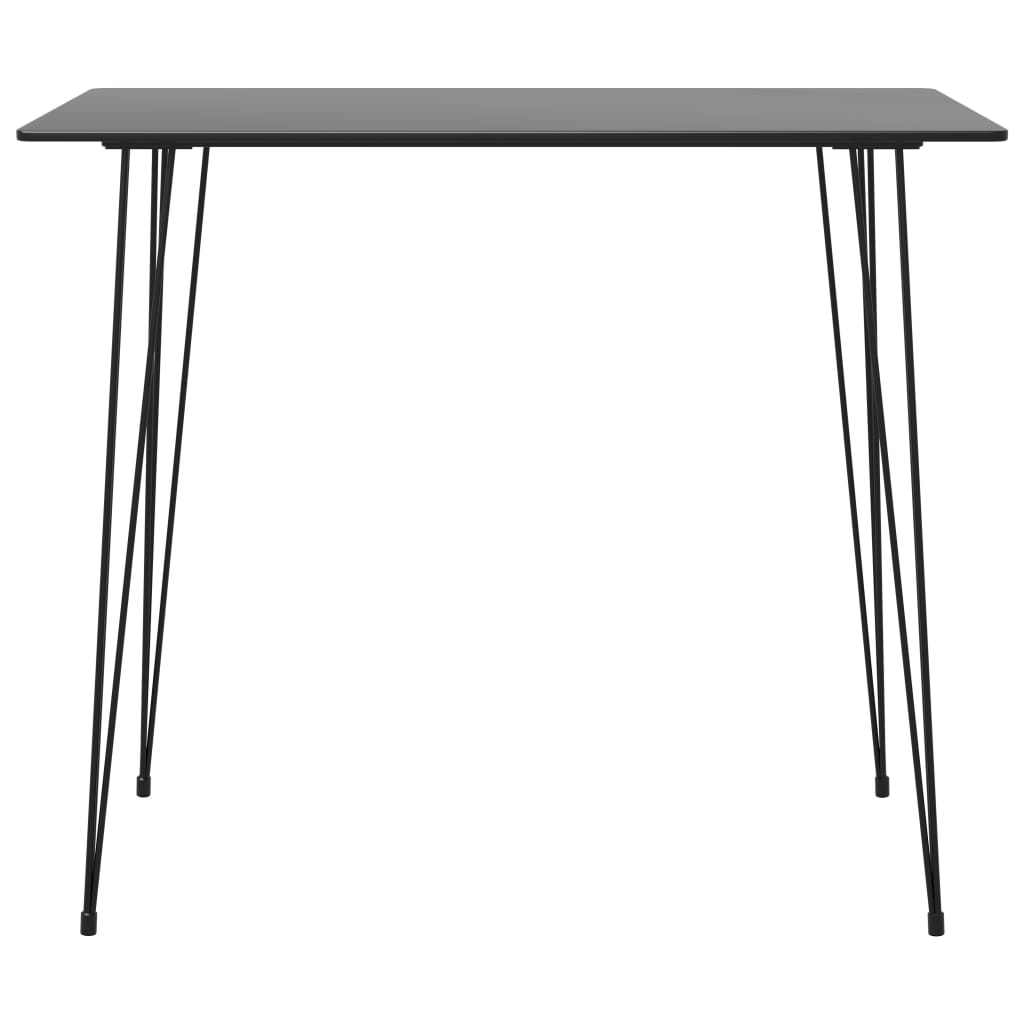 Table de bar Noir 120x60x105 cm