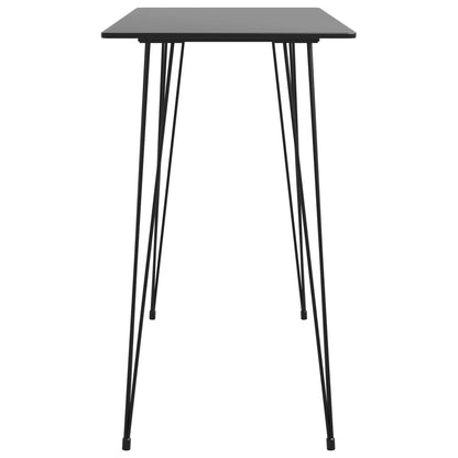 Table de bar Noir 120x60x105 cm