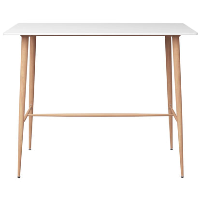 Table de bar Blanc 120x60x105 cm