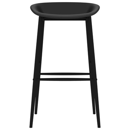 Chaises de bar lot de 4 noir