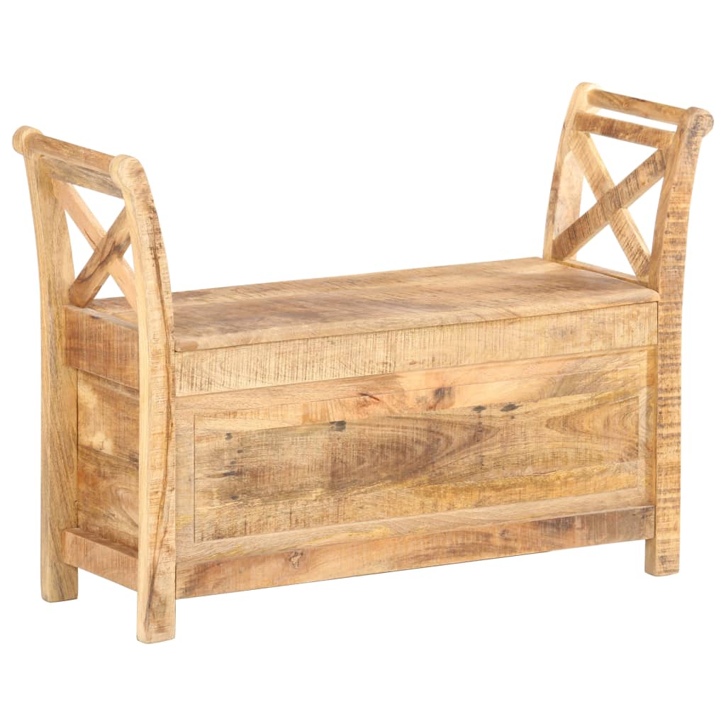 Banc d'entrée 103x33x72 cm Bois de manguier solide