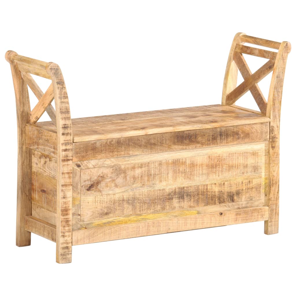 Banc d'entrée 103x33x72 cm Bois de manguier solide