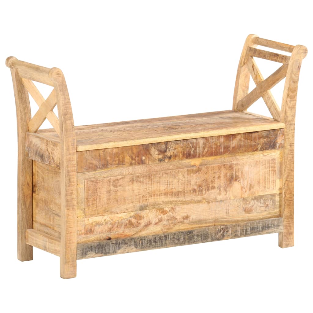 Banc d'entrée 103x33x72 cm Bois de manguier solide