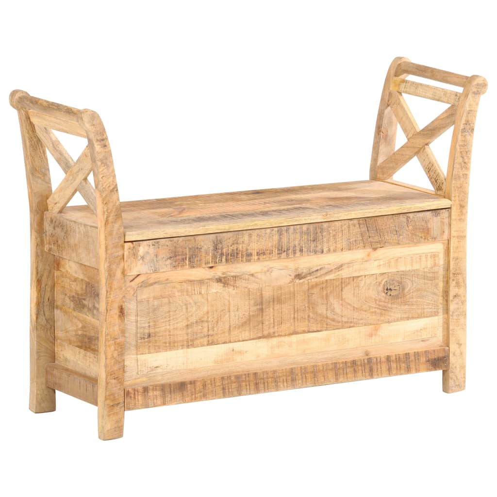 Banc d'entrée 103x33x72 cm Bois de manguier solide