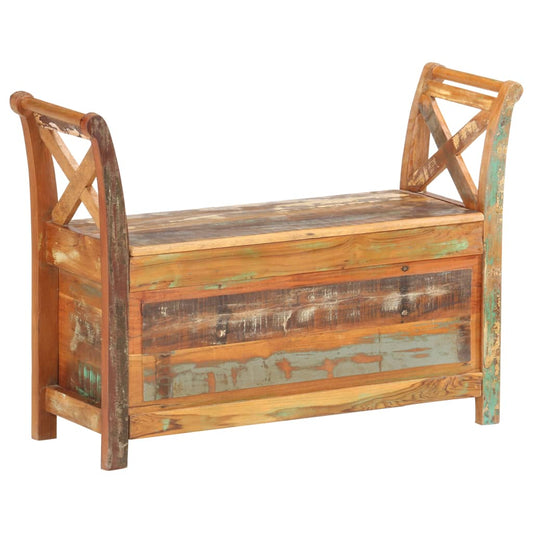 Banc d'entrée 103x33x72 cm Bois de récupération solide