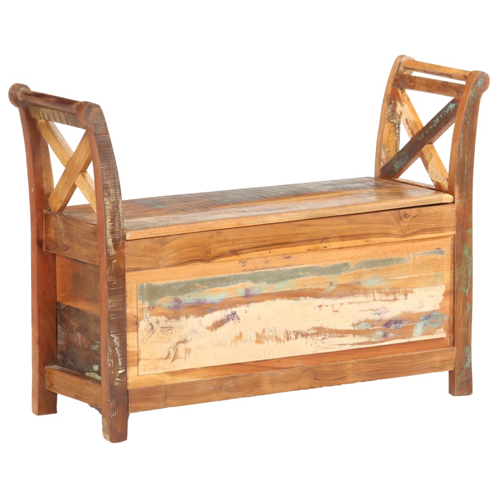 Banc d'entrée 103x33x72 cm Bois de récupération solide