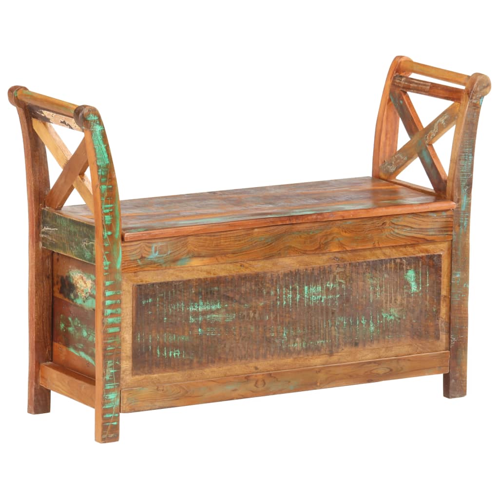 Banc d'entrée 103x33x72 cm Bois de récupération solide