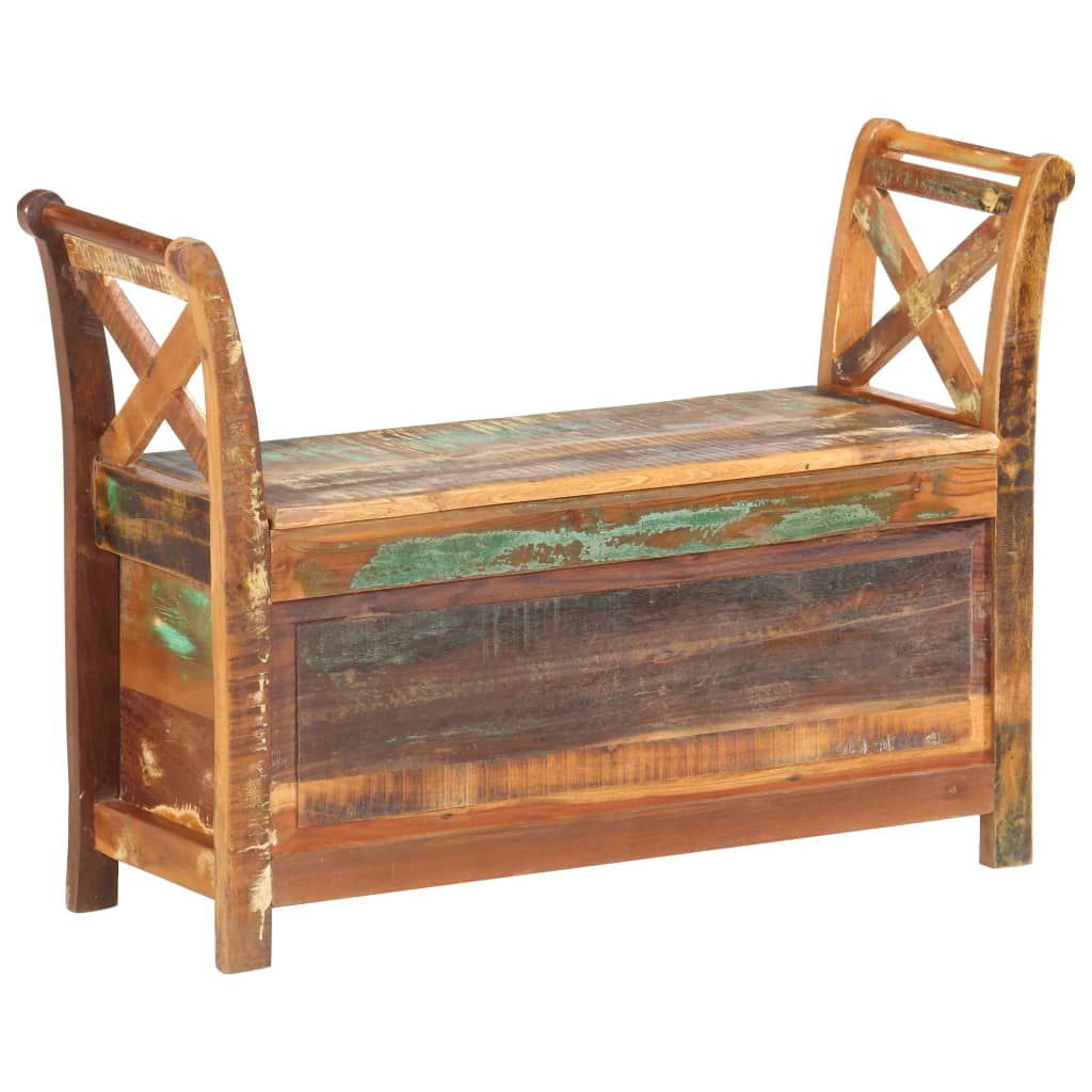 Banc d'entrée 103x33x72 cm Bois de récupération solide