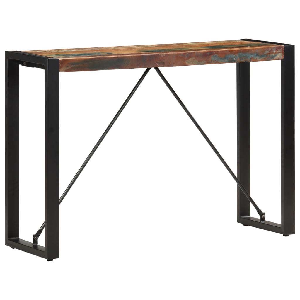 Table console 110x35x76 cm Bois de récupération massif