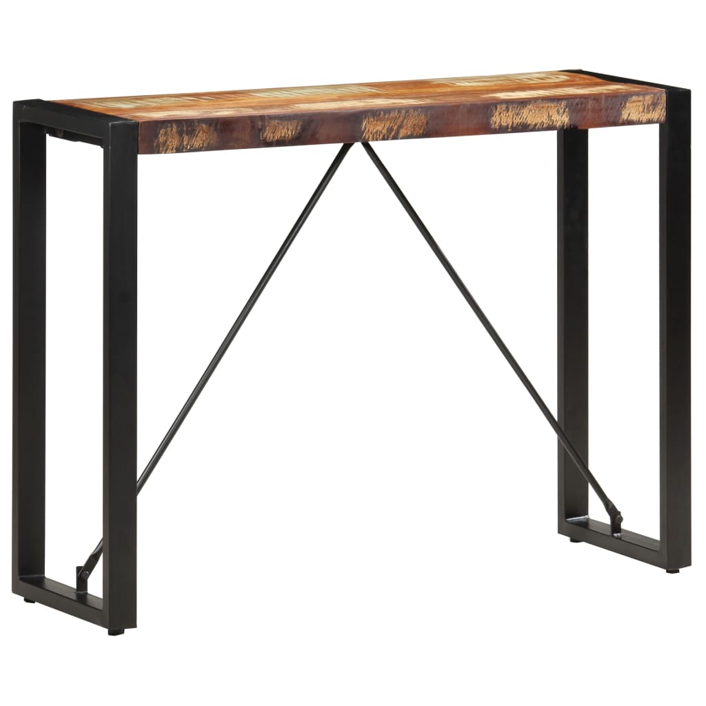 Table console 110x35x76 cm Bois de récupération massif