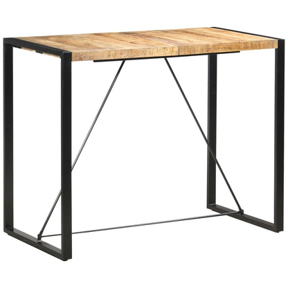 Table de bar 140x70x110 cm Bois de manguier massif