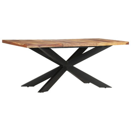 vidaXL Table de salle à manger 180x90x76 cm Bois solide