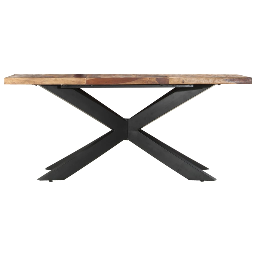 vidaXL Table de salle à manger 180x90x76 cm Bois solide