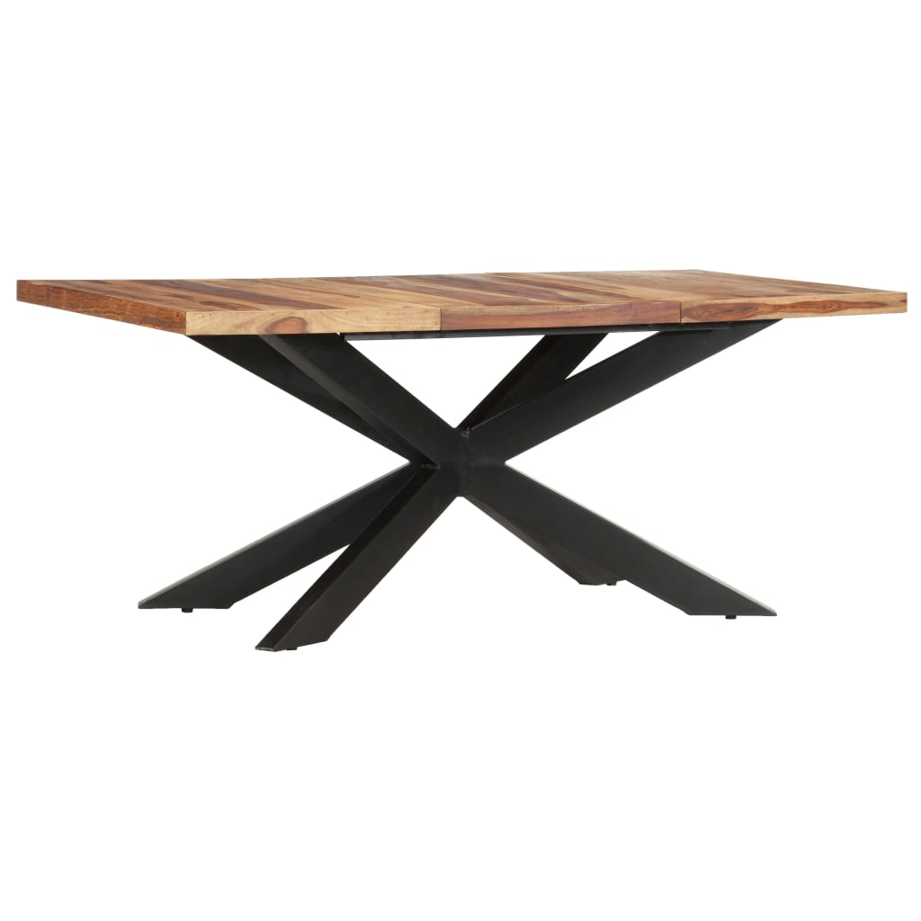 vidaXL Table de salle à manger 180x90x76 cm Bois solide