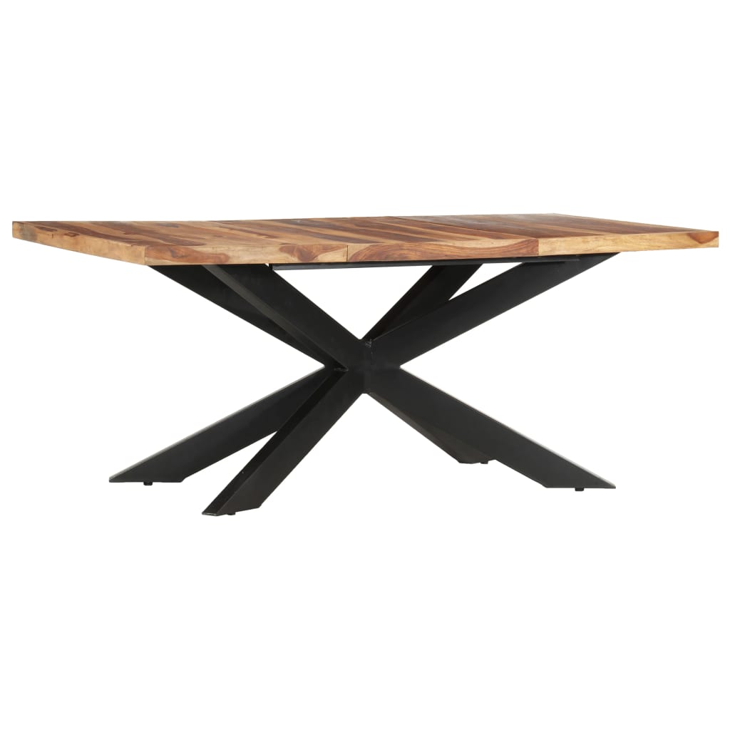 vidaXL Table de salle à manger 180x90x76 cm Bois solide