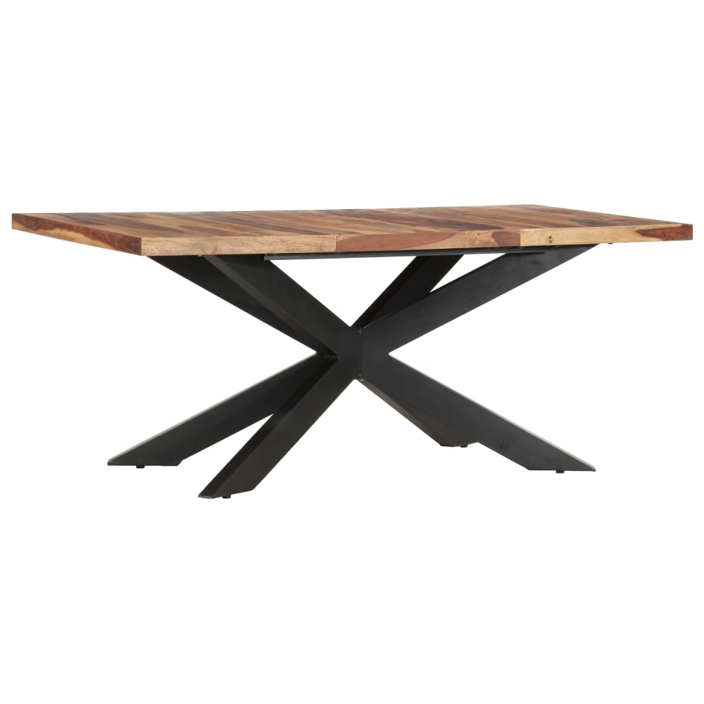 vidaXL Table de salle à manger 180x90x76 cm Bois solide