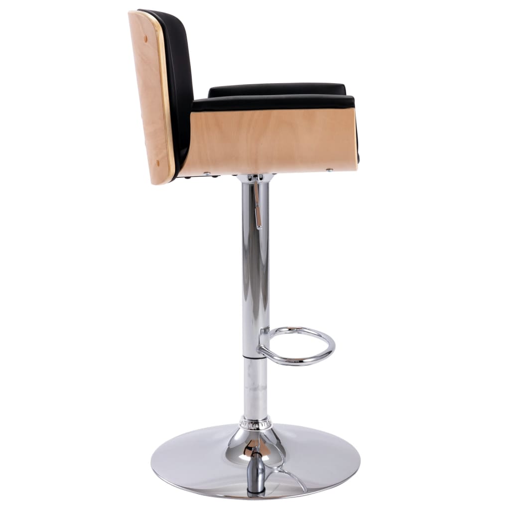 Tabouret de bar Noir Similicuir