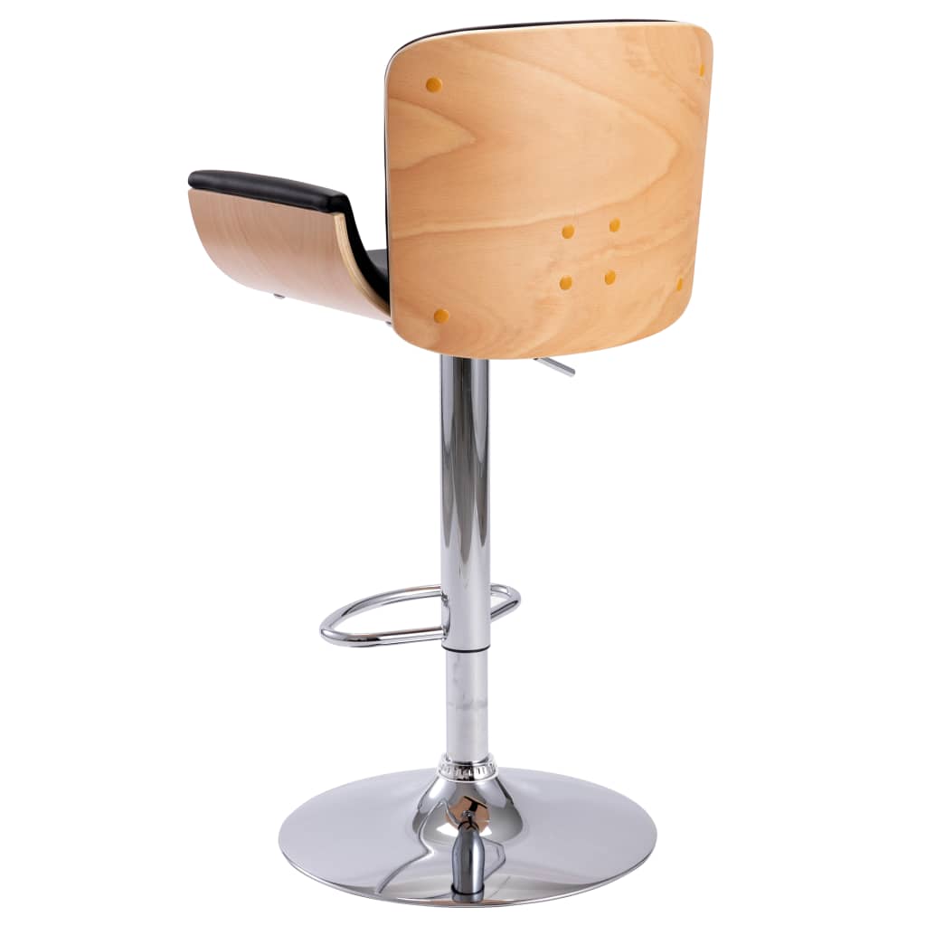 Tabouret de bar Noir Similicuir