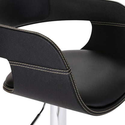 Tabouret de bar Noir Similicuir