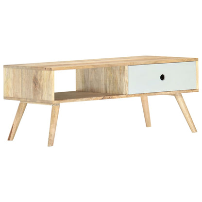 Table basse 90x50x40 cm Bois de manguier massif